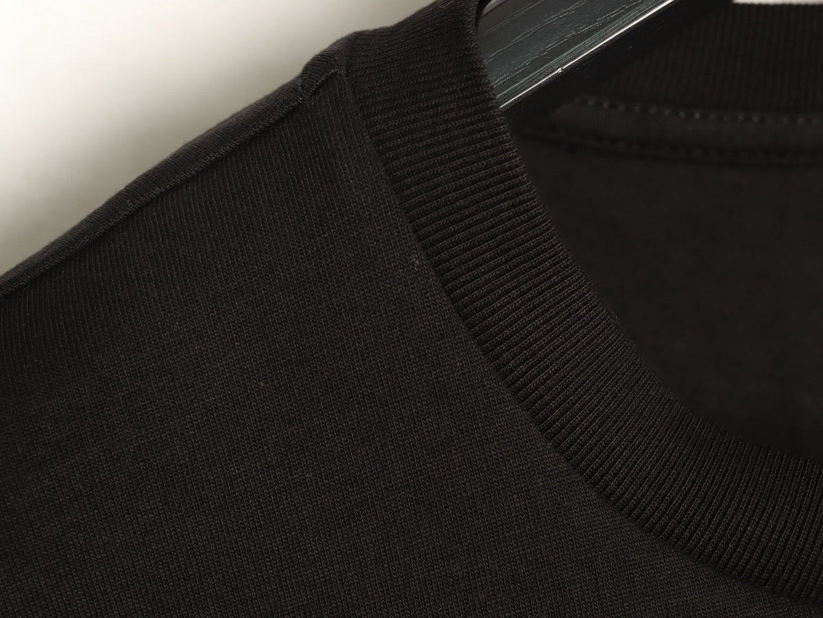 Moncler Lettering Long-Sleeve T-Shirt - Black